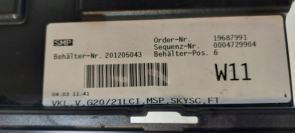 Bmw 3 g20 g21 рестайлинг  lci m-pakiet бампер перед решётки кронштейны 6pdc Цена