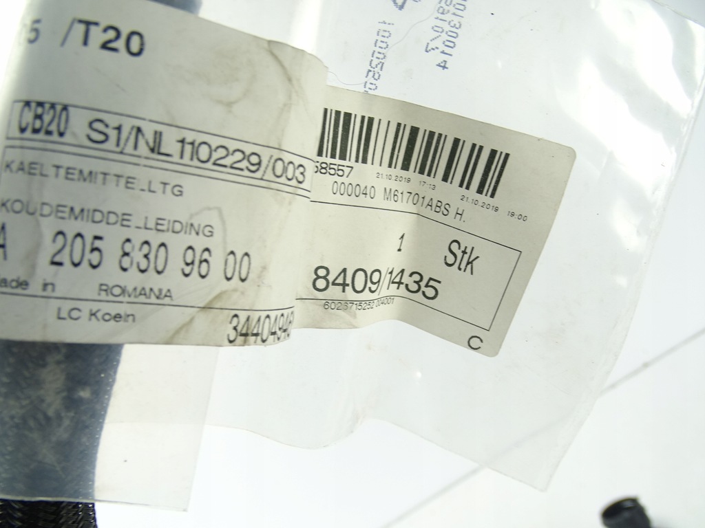 фото №5, Труба wąż кронштейн mercedes c-klasa w205 amg