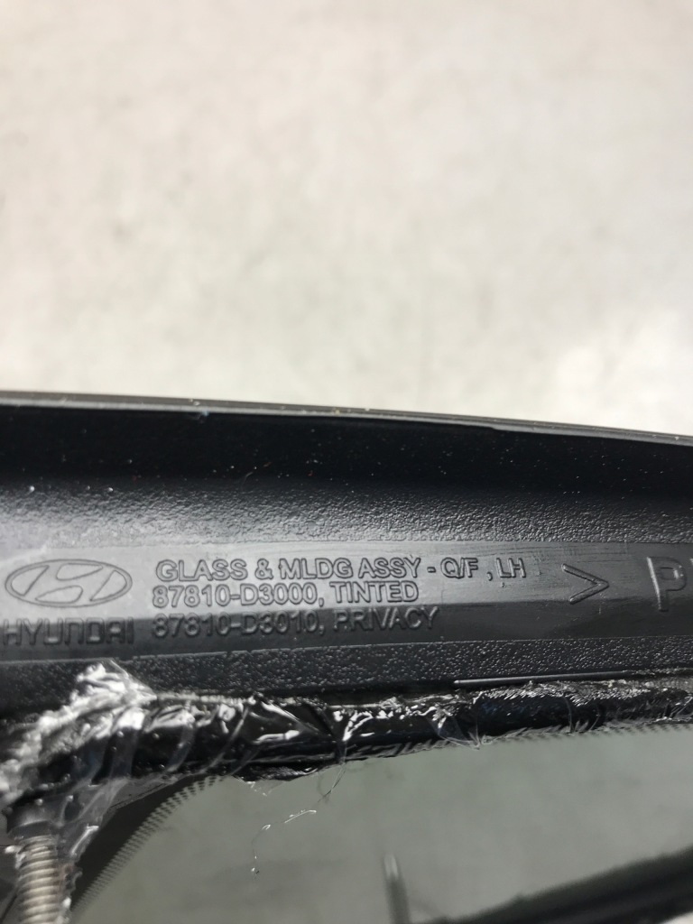 фото №4, Стекло кузовная левый задняя as3 tucson iii lift