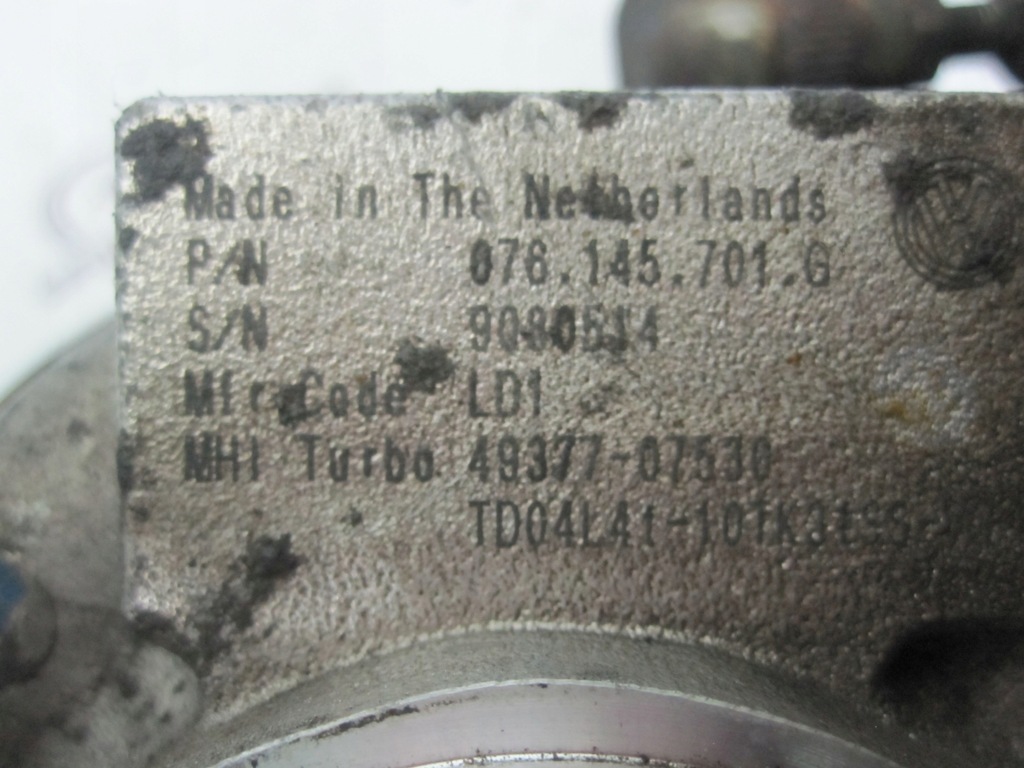 фото №6, Vw crafter 2.5 tdi 10r турбонагнетатель 49377-07530 076145701g
