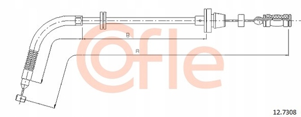 Купити Трос газу seicento 1.1 mpi