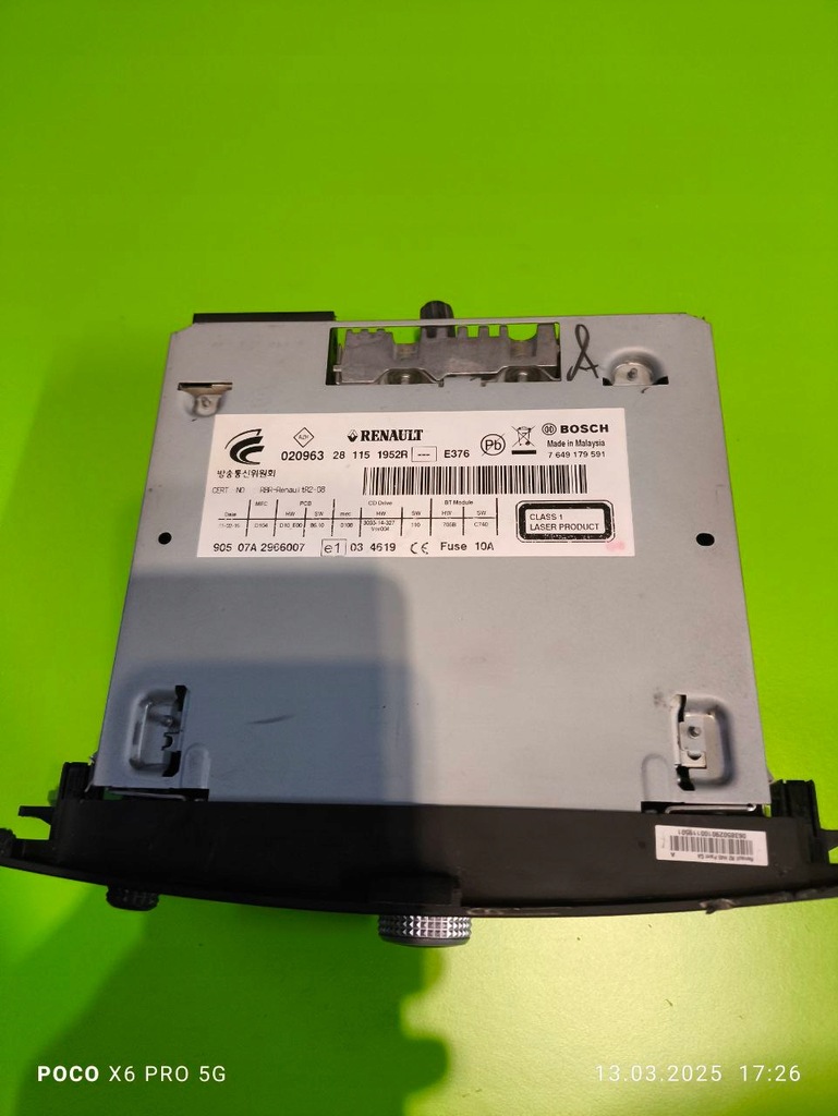 фото №4, Радио cd renault koleos i 281151952r