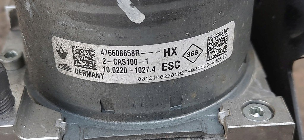 фото №8, Насос abs тормозная модуль блок управления 1.2tce renault scenic iv 476608658r