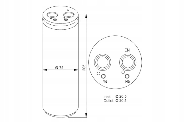 фото №2, Осушитель кондиционера audi a4 b6 a4 b7 a6 allroad c6 a6 c6 r8 r8