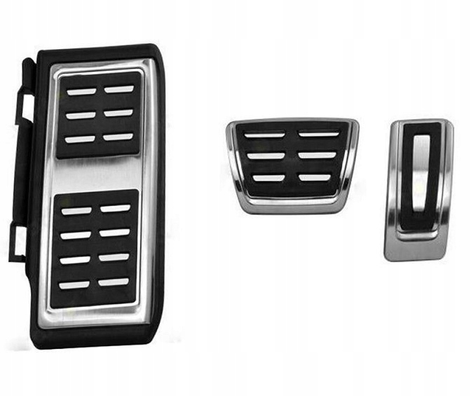 фото №14, Накладки na педалі audi vw seat skoda автоматична коробка передач idealnie dopasowane набір оригінальний номер