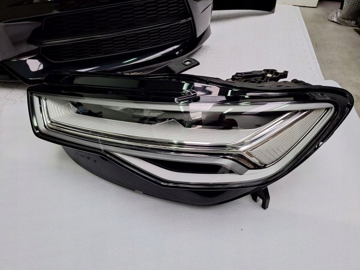 фото №8, Audi a6 4g c7 lift 2.0tdi 2015-2018 перед капот бампер лампы pas ly9t