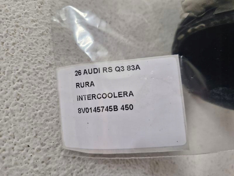 фото №6, Audi rsq3 rs3 8v 2.5 tfsi wąż труба шланг интеркулер 8v0145745b