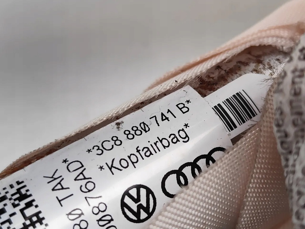 фото №7, Vw passat cc подушка воздушная подушка безопасности w suficie перед левый 2010 coupe