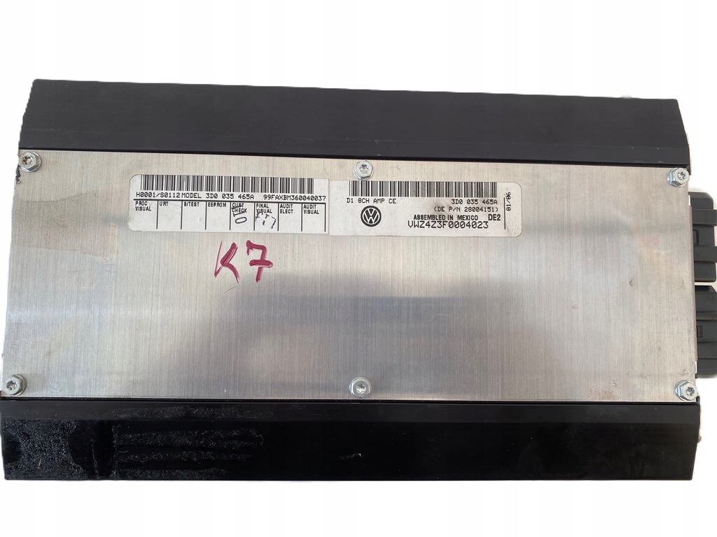 фото №1, Vw phaeton усилитель модуль радио аудио 3d0035465a