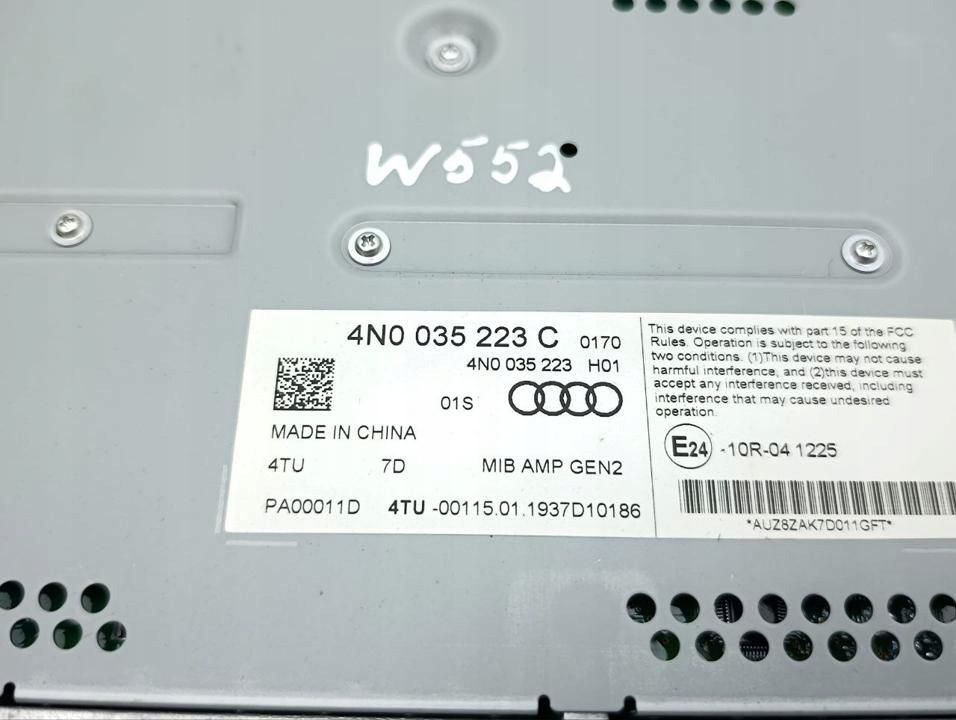 фото №9, Audi e-tron 2019 підсилювач аудіо 4n0035223c