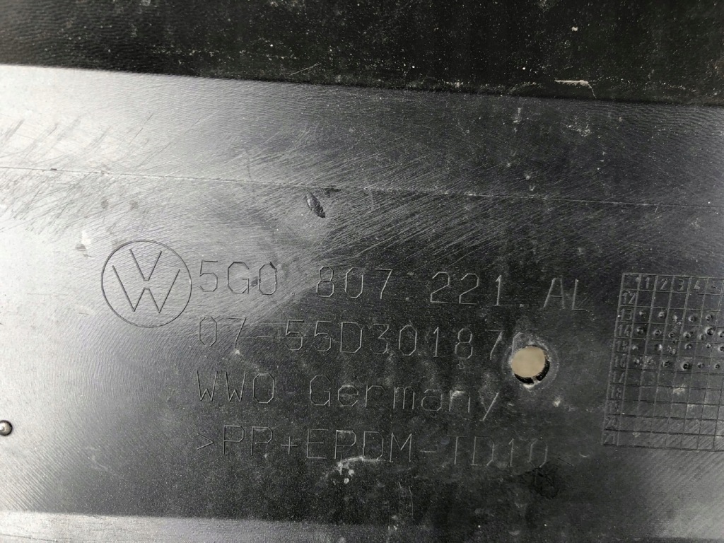 фото №5, Vw golf 7 vii r line 5q бампер перед 5g0807221al