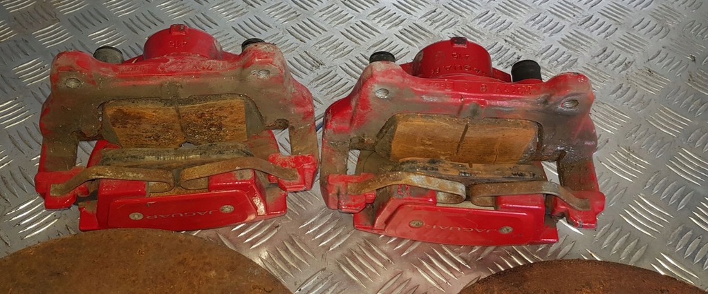 фото №12, Jaguar xe xf x260 f-pace 3.0 b суппорт тормозной левый правый перед тормозные диски 350