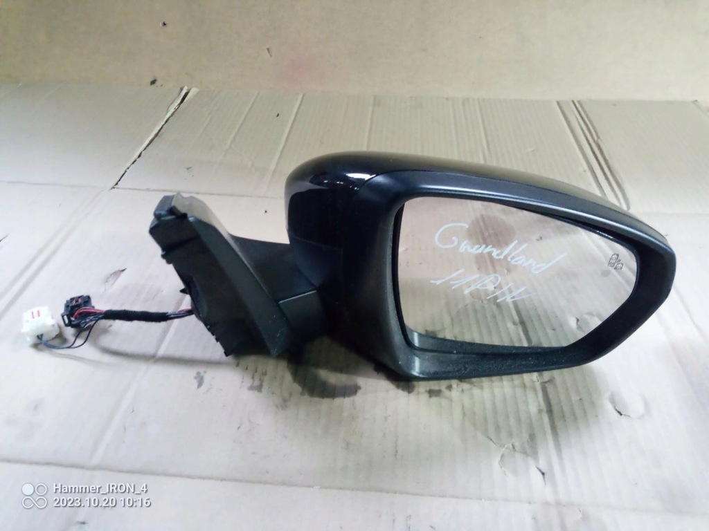 фото №1, Grandland зеркало правое 11 pin europa