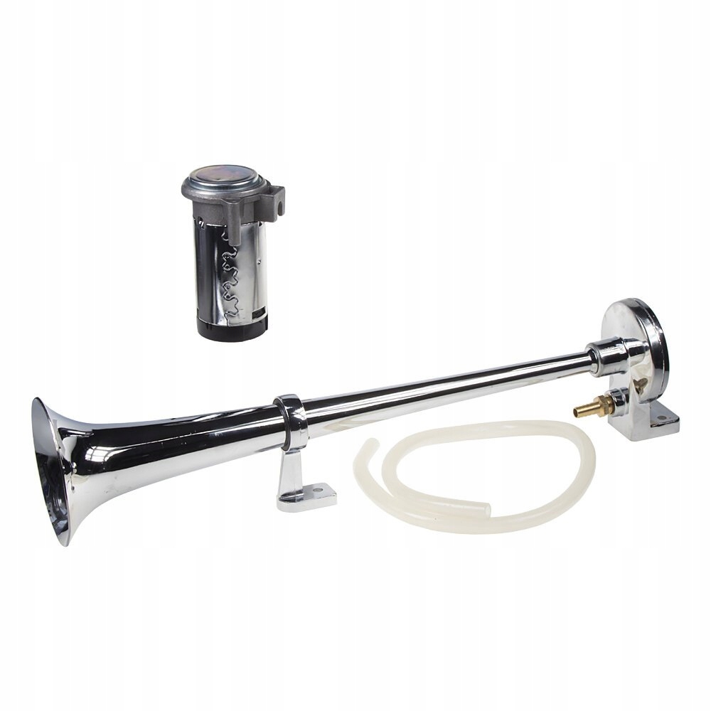 фото №9, Клаксон сигнал пневматична 150db сигнал клаксон хром компресор 12v