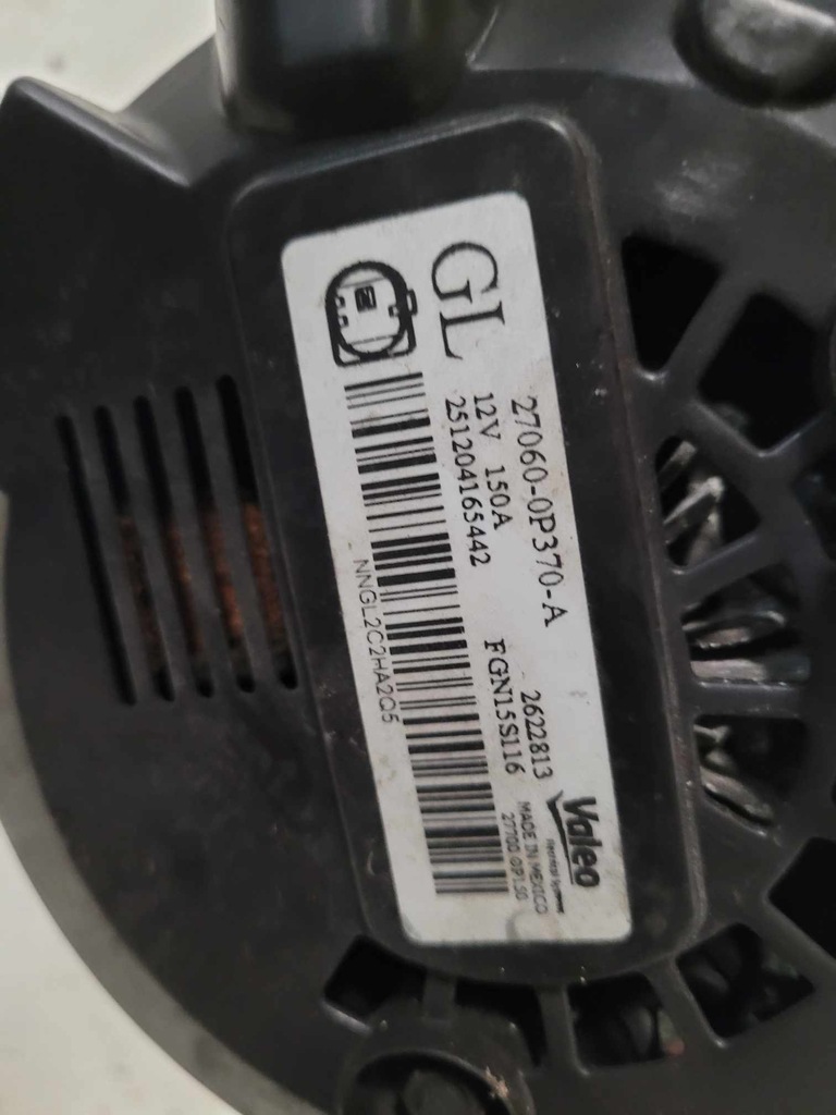 фото №3, Генератор lexus rx 350 3.5 iv 2016- 27060-0p370-a