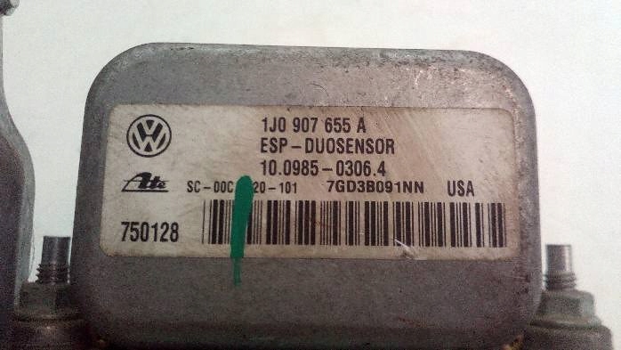 фото №6, Модуль датчик esp audi a3 8l 1j0907655a