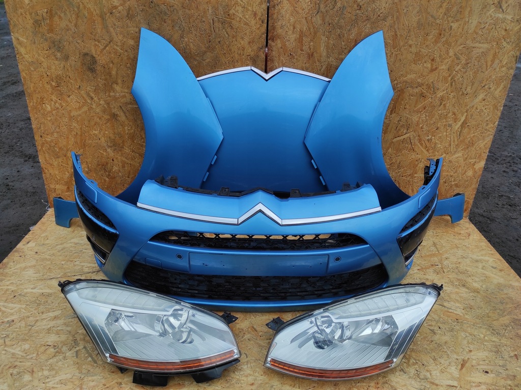 фото №1, Kompletny перед капот бампер citroen c4 picasso