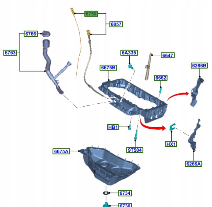фото №3, Щуп уровня масла ford 2.0 tdci ford kuga s-max