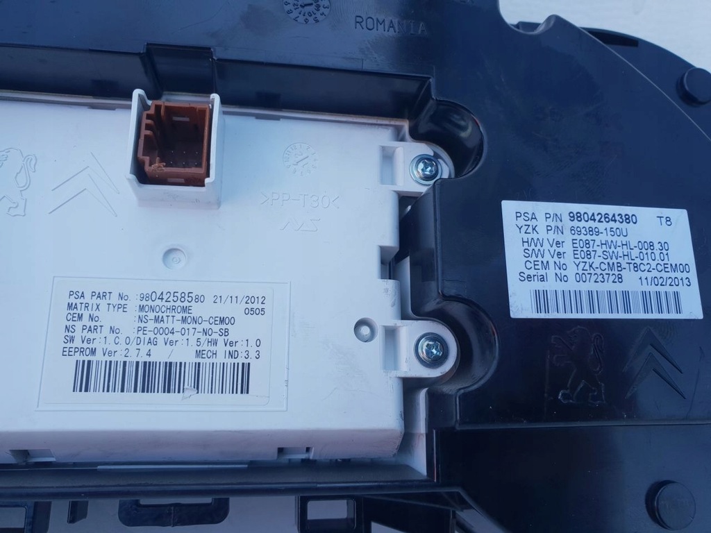 фото №8, Peugeot 3008 i 11-13 hybrid лічильник прилади