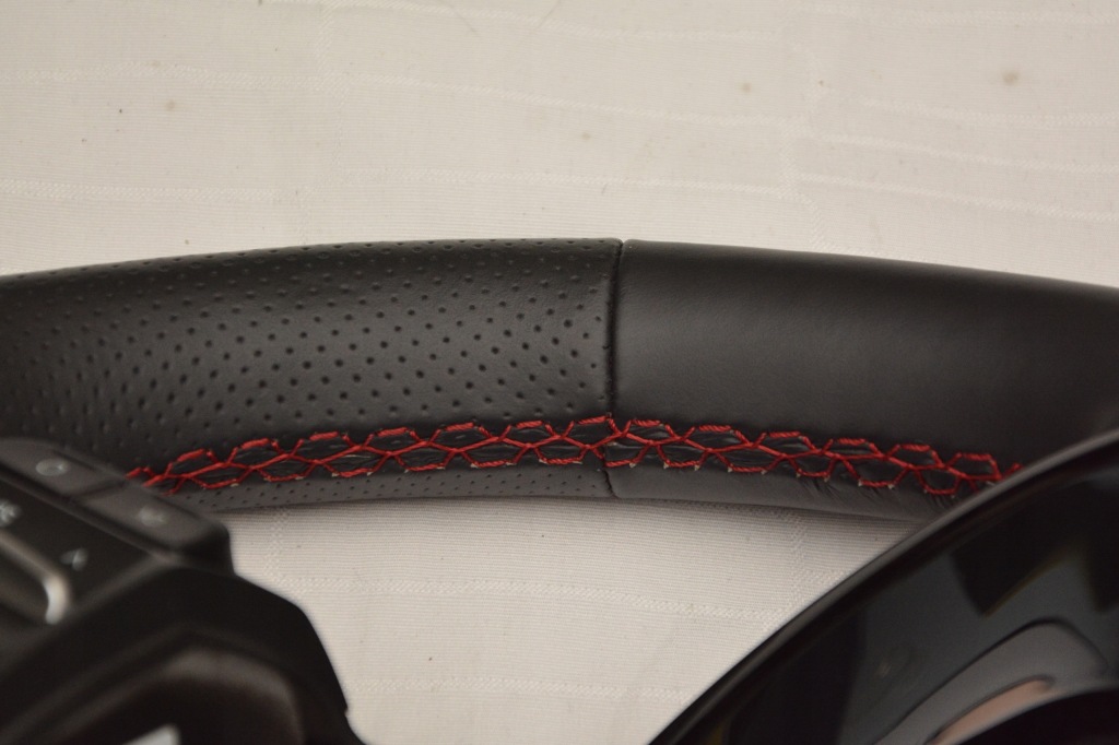 фото №8, Hyundai kona воздуховод кожа czerwona nić