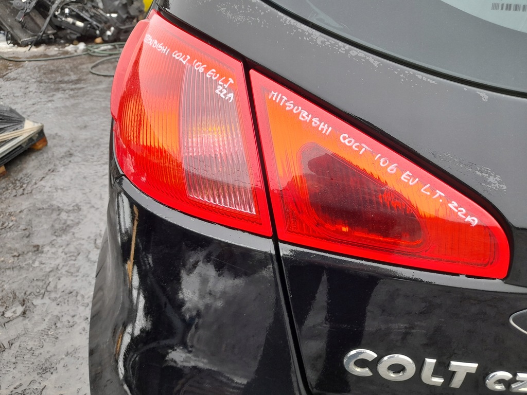 фото №6, Mitsubishi colt vi лампа лівий задня ліва задня кришка багажника з кришки w кришка