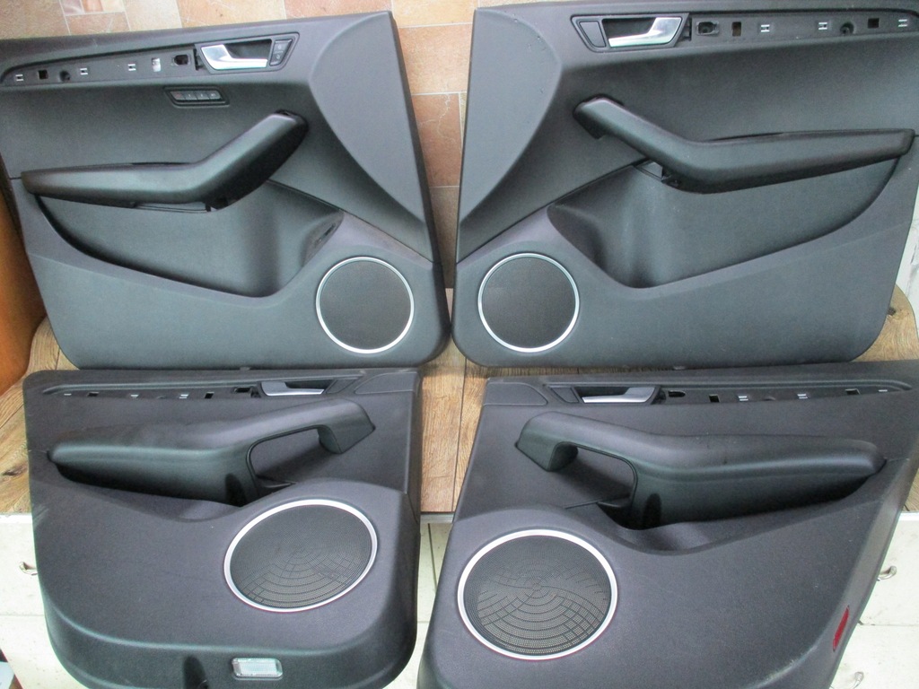 фото №13, Audi q5 8r сиденья левый комплект кожа czarna europa