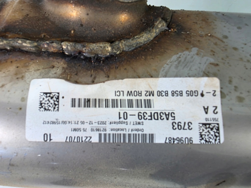 фото №6, Гаситель конечный выхлоп bmw x5 g05 x6 g06 lci 5a3df39 7935444