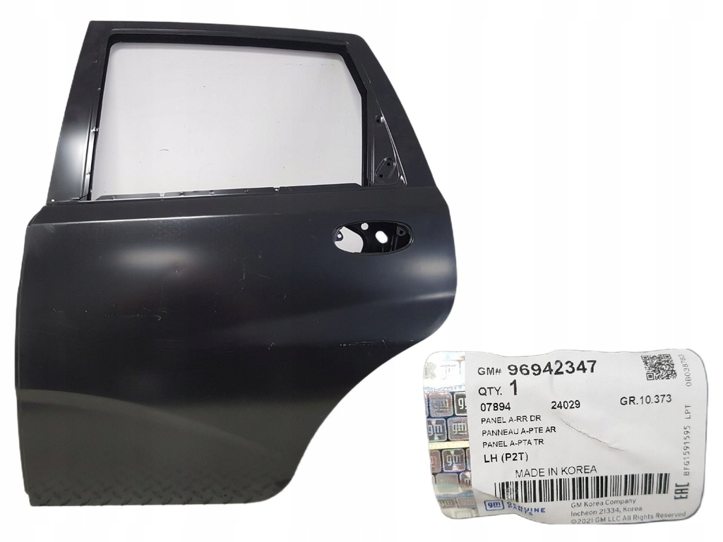 фото №1, Nowe оригінальні двері ліва задні ліва задня chevrolet aveo t255 hb 07-11