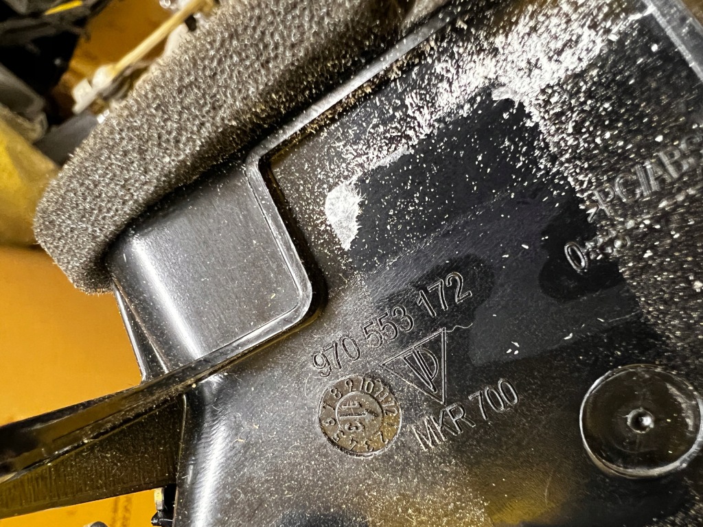 фото №6, Решітка обдув тунель задня права правий porsche panamera 970 i lift