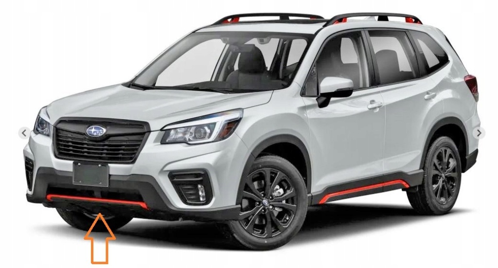 фото №1, Накладка бампера перед subaru forester v sport 20
