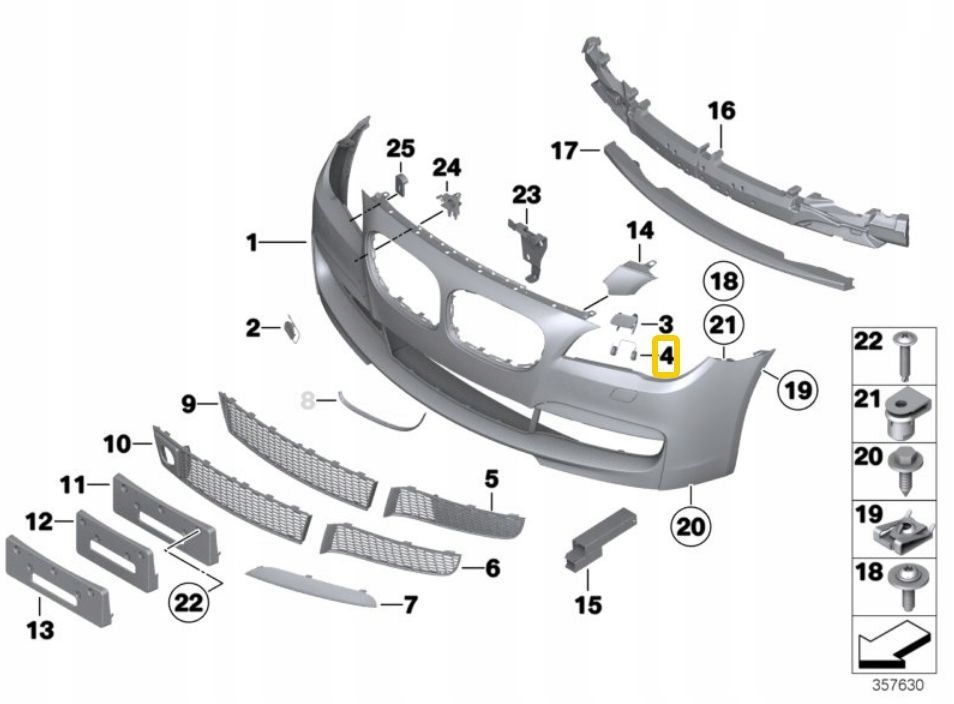 фото №12, Пружинка омывателя фары bmw 7 f01 nowa