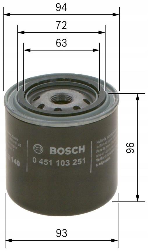 фото №5, Bosch 451 103 251 фільтр оливи