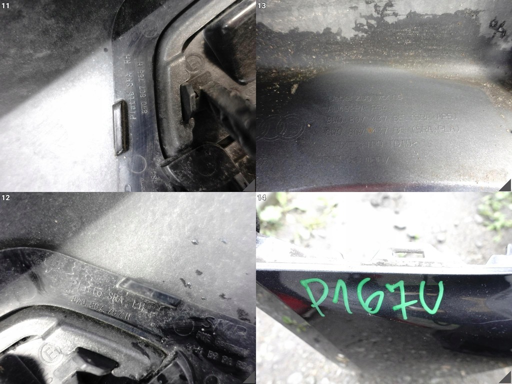 фото №12, Audi rs4 8w0 b9 lift 19- бампер перед омивачі +заглушки гарний