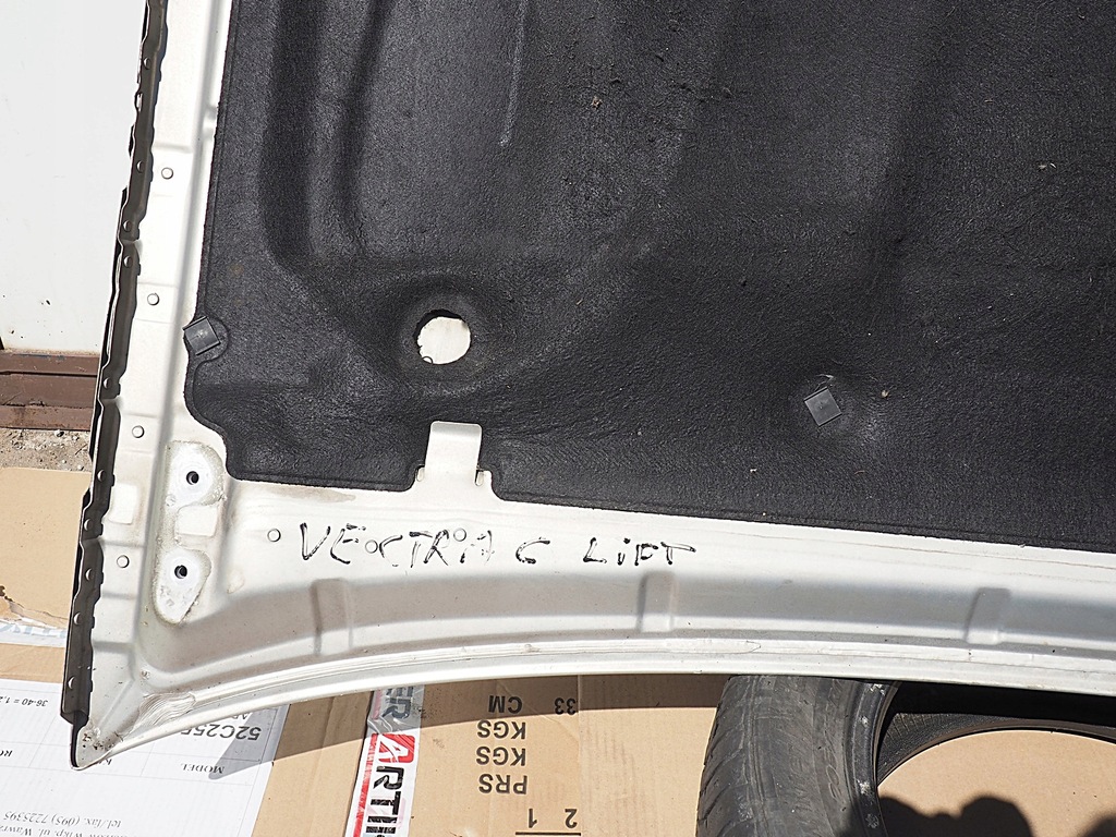 фото №11, Opel vectra c капот кришка двигуна ładna срібляста