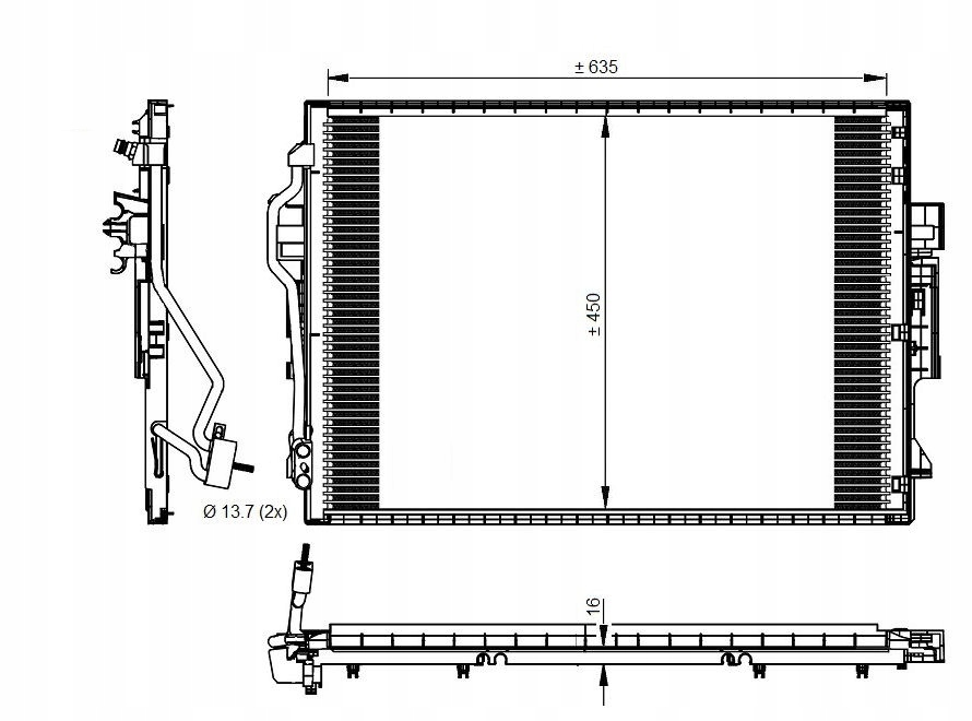 фото №12, Nrf конденсатор кондиционера db s-class w221 05-