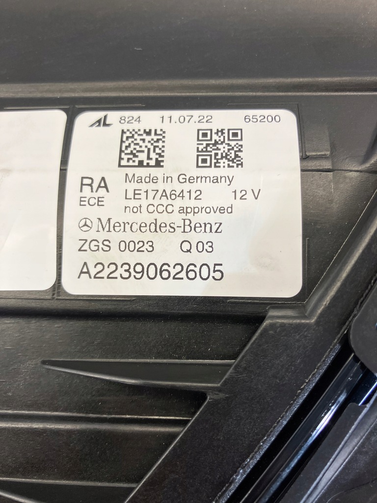 фото №9, Mercedes s w223 лампа правая mulibeam