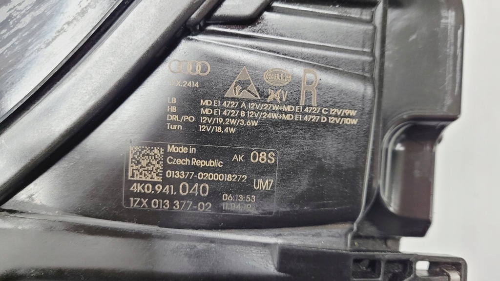 фото №10, Лампа перед передня права full led audi a6 c8 4k0