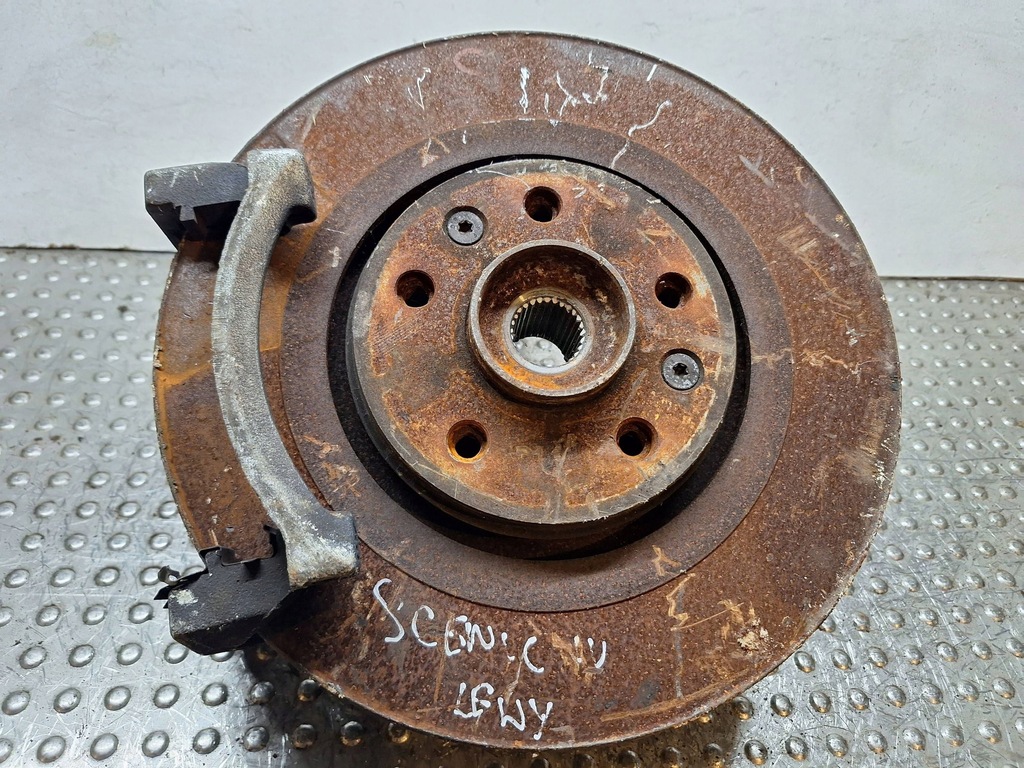 фото №4, Поворотный кулак алюминиевая левая перед renault megane iv scenic iv tce dci