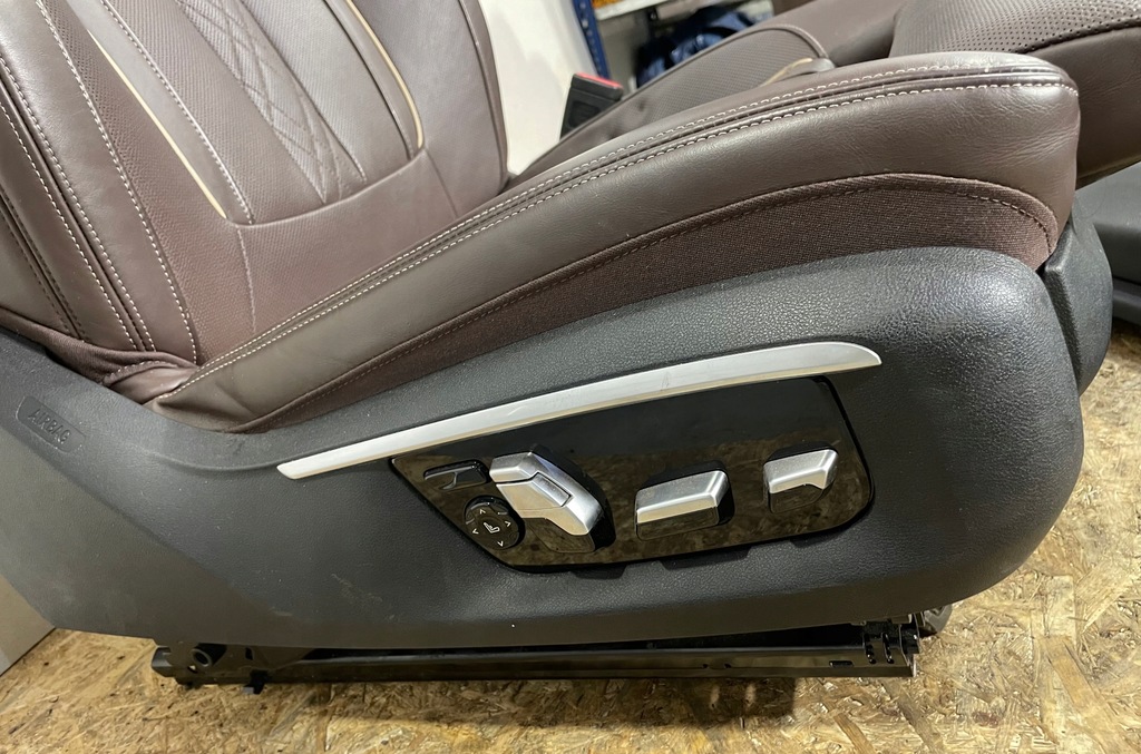 фото №7, Bmw 7 g12 сиденья салон кожа mokka вентилируемые массаж europa комплект