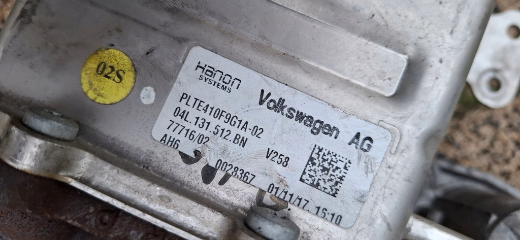 фото №7, Vw t6 crafter ii 2.0tdi радіатор вихлопних газів клапан egr 04l131512bn