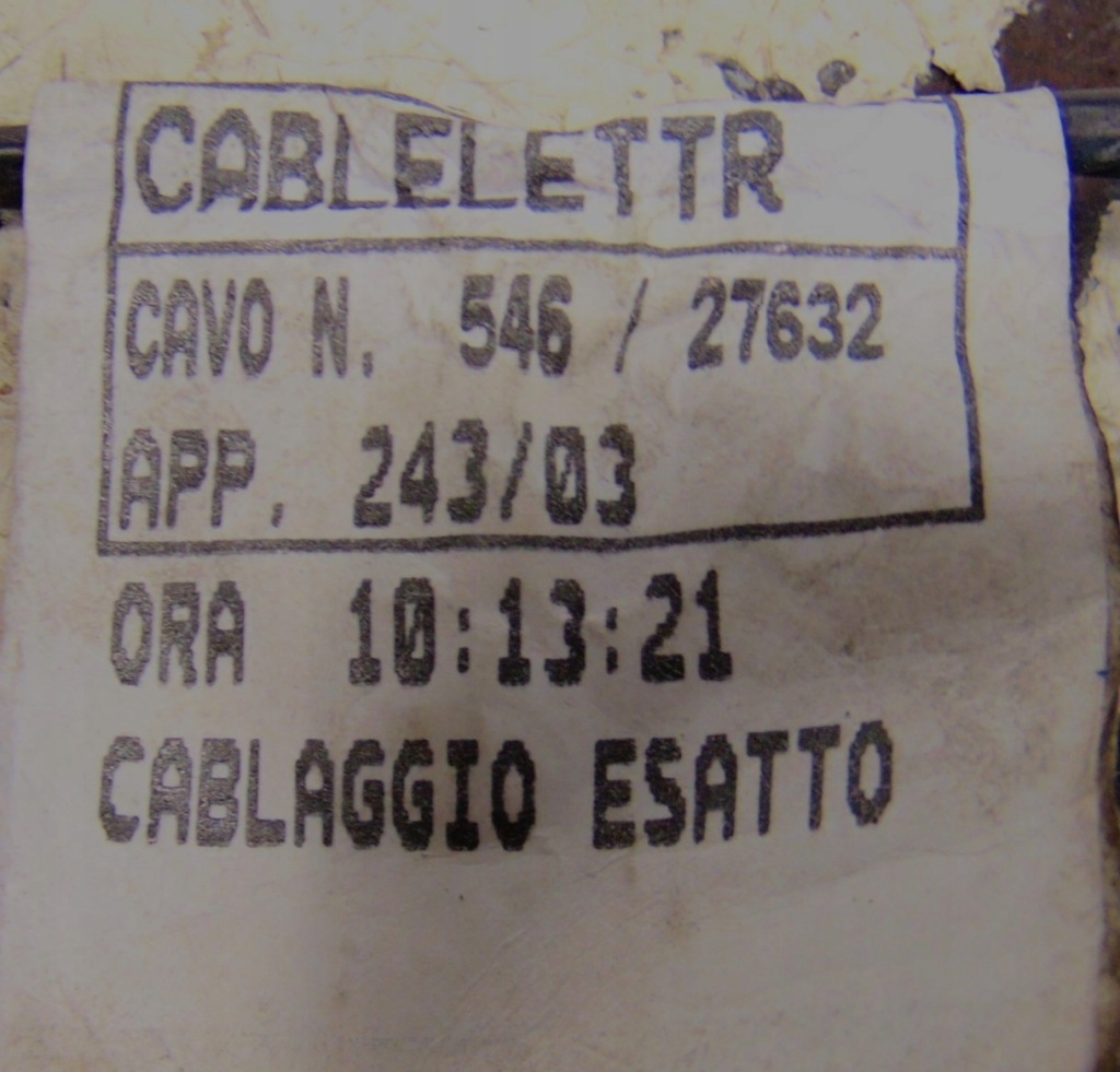 фото №12, Джгут датчики pdc заднього виду задня lancia musa europa