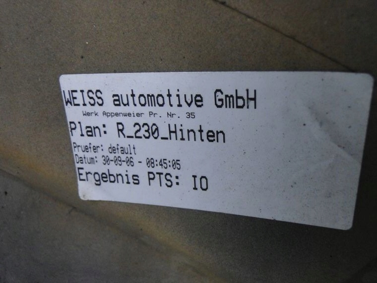 фото №6, Mercedes sl r230 бампер задній amg задня bez молдинг