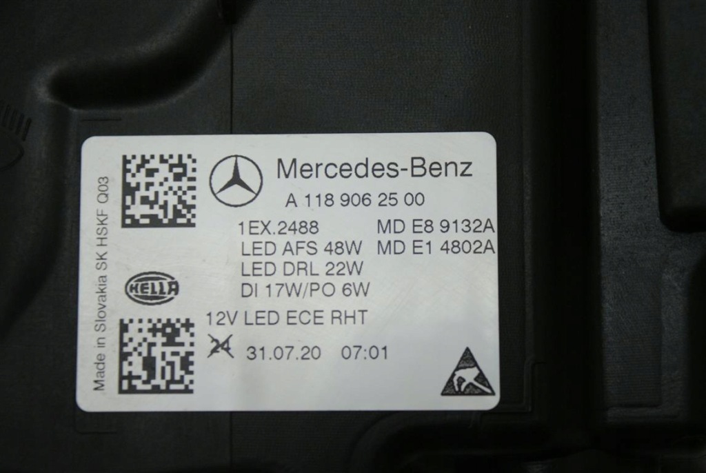 фото №6, Mercedes cla w118 19+ лампа led high performance