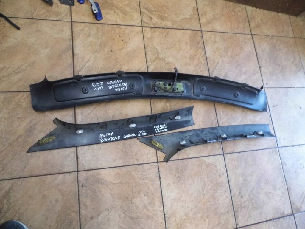 фото №8, Astra bertone 2.2b 01' cabrio захист молдинг сонцезахисна стійка