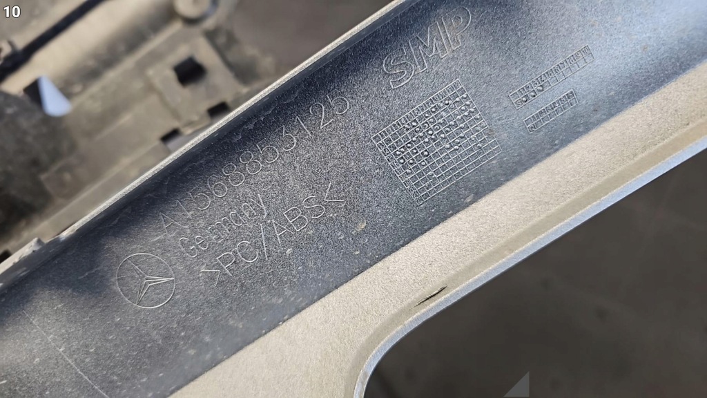 фото №11, Mercedes gla amg gla45 4.5 x156 w156 13-17 бампер спойлер дифузор задня