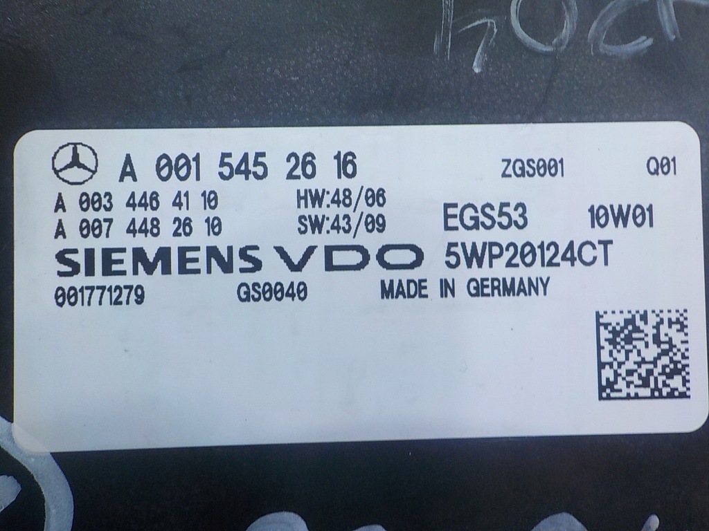 фото №6, Mercedes c w204 1.8 b 10r kombi блок управления модуль коробки a0015452616