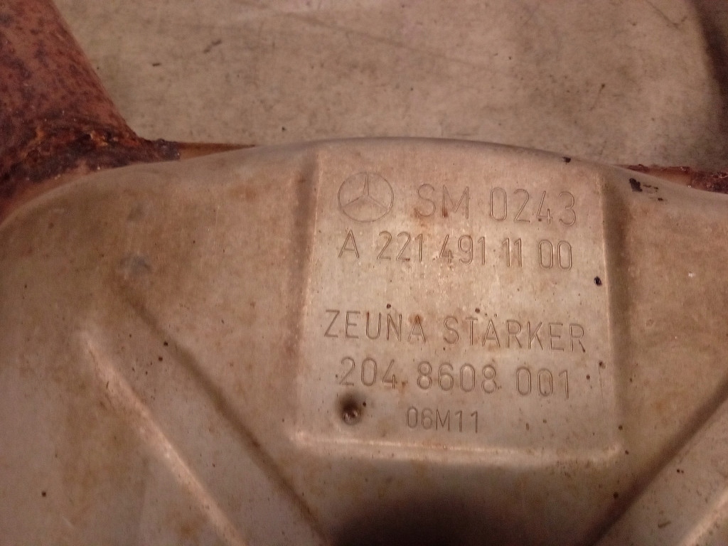 фото №9, Mercedes w221 s550 гасник оригінал a2214911100