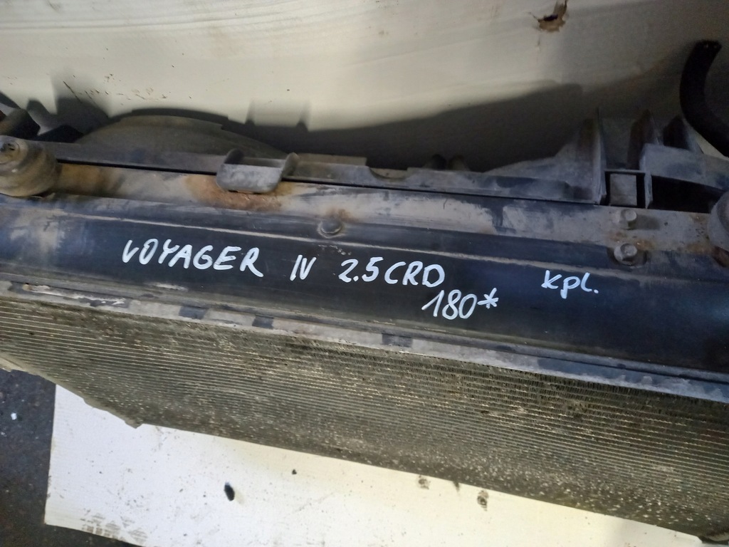 фото №5, Вентилятор радиатор chrysler voyager iv 2.5 crd