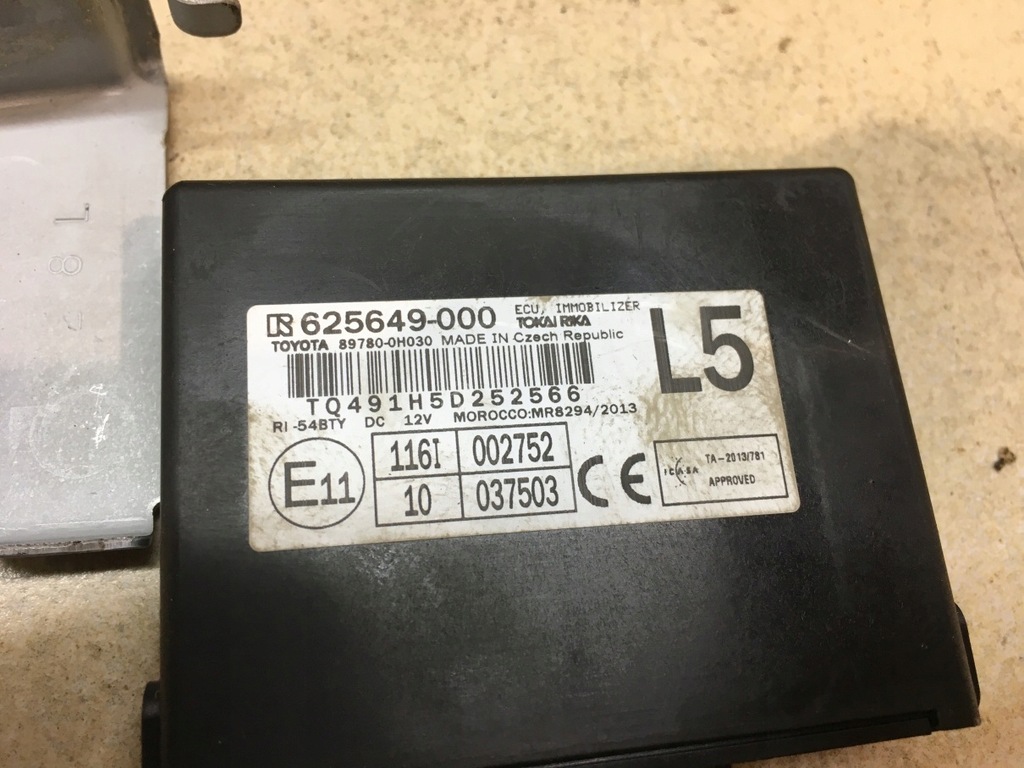 фото №5, Модуль иммобилайзер toyota aygo ii 89780-0h030