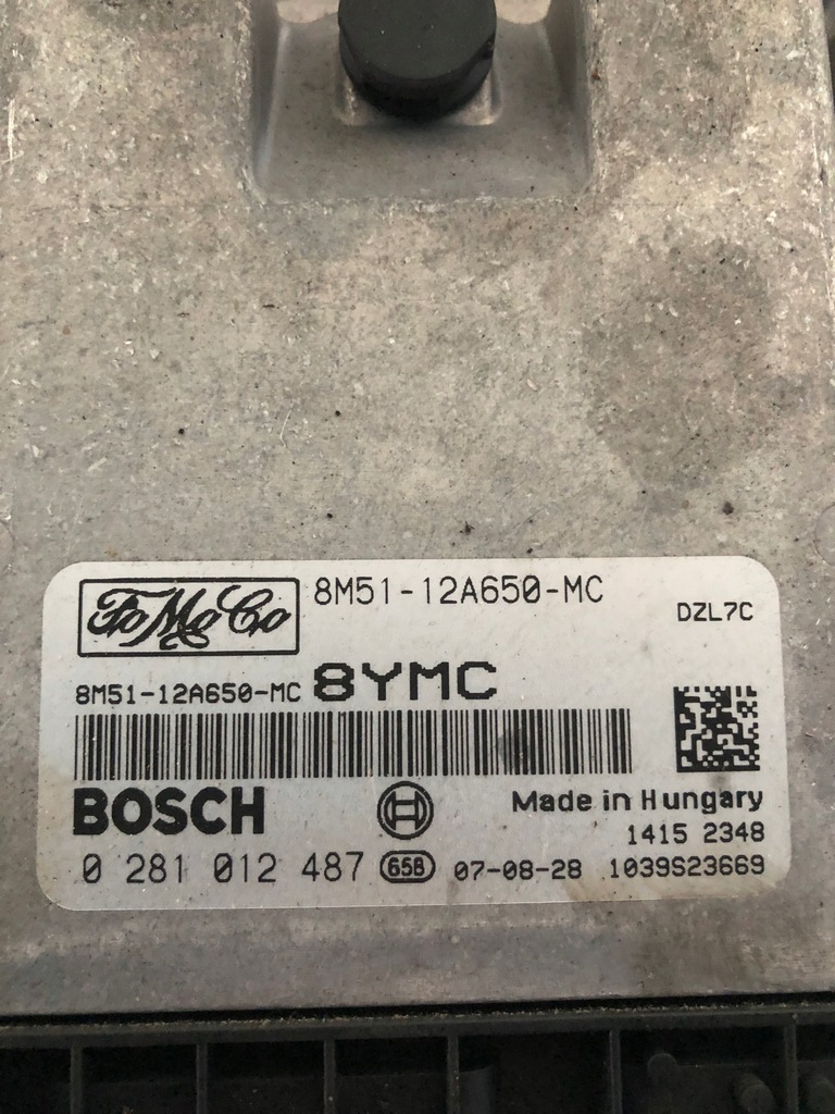 фото №5, Блок керування набір стартовий ford focus 1.6 tdci 8m51-12a650-mc